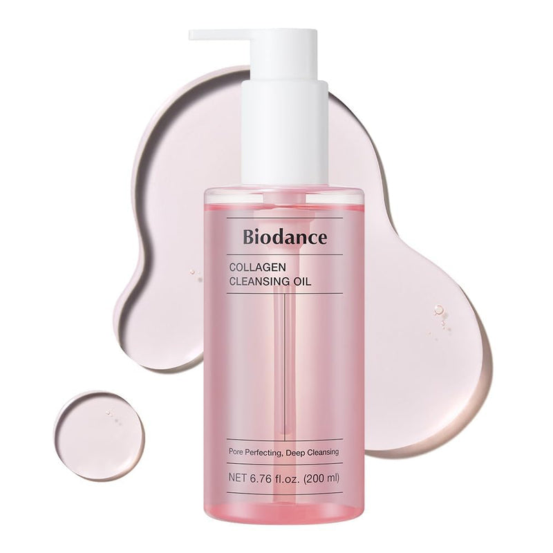 BIODANCE Collagen Cleansing Oil, Facial Oil Cleanser, Gentle Makeup Remover without Clogging Pores, Removes Bleackhed and Whitehead for Sensitive