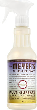 MRS. MEYER'S CLEAN DAY Multi-Surface Everyday Cleaner, Compassion Flower Scent, 16 Ounce Bottle