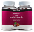 Amazon Basics Adult Multivitamin Gummies, Mixed Berry & Cherry, 150 Gummies, 75-Day Supply, Pack of 2 (Previously Solimo)