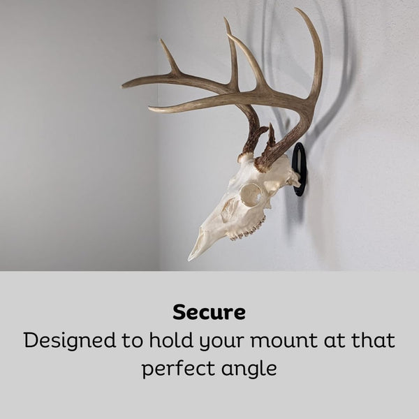 Easy European Mount Skull Hanger - Made in the USA with American Steel - Whitetail Deer Skull Hook Mounting System - Euro Mount Kit - Quick