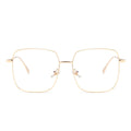Dollger Blue Light Blocking Glasses Women anti Glare UV Filter Computer Gaming Glasses Retro Matal Square Eyeglasses Frame