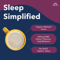 Mindful Evening Sugar Free Cocoa Mix Natural Sleep Aid, 40 Servings, Melatonin 3Mg, L-Theanine, GABA Supplements, Natural Calm Sleep Support