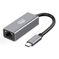 Adesso AUH-5000 USB-C to Ethernet Network Adapter - Gigabit Speed, Aluminum Alloy Case, LED Indicator, Plug & Play, Compatible with Windows, Mac