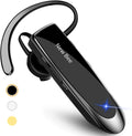 New Bee Bluetooth Earpiece V5.0 Wireless Handsfree Headset with Microphone 24 Hrs Driving Headset 60 Days Standby Time for Iphone Android Samsung