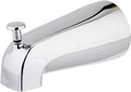 EZ-FLO 5 Inch Zinc Bath Tub Diverter Spout, 1/2 Inch IPS Pipe, Chrome, 15083