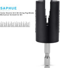 Hexagonal Drill Bit Tuning Peg Winder for Electric Acoustic Guitar Bass String Change Maintenance, Attaches to Power Screwdriver or Power Drill