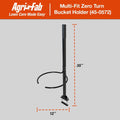 Agri-Fab 45-0572 Zero Turn Riding Lawn Mower Accessory Handle/Bucket Bracket; 5 Gallon Bucket Holder (Black)