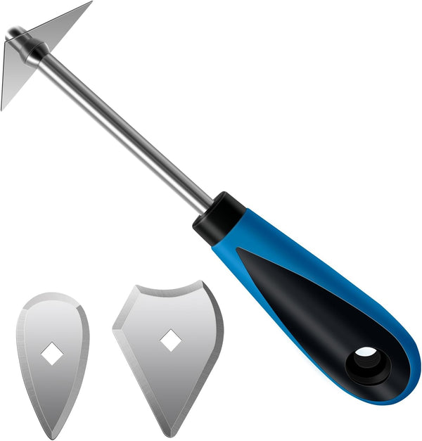 Dekeones 8-Inch Paint Shave Hook, Stainless Steel Paint Shaver with Replacement Blades (Triangle + Combination + Heart), Painting Scrapers & Paint