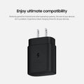 Samsung 25W PD Wall Charger USB C Adapter, Super Fast Charging Block for Galaxy Phones and Devices (EP-T2510), 100-240V, Cable Not Included, (Black)