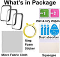 3D Smart Watch Screen Protectors Compatible with Jeejtek OYV TGW101 1.83â, and Faweio IDW26 1.83â, 3 Piece, Full Coverage