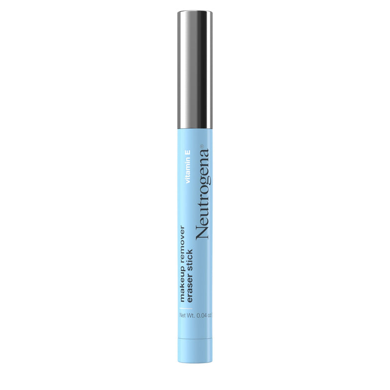 Neutrogena Makeup Remover Eraser Stick with Vitamin E, Easy-To Use & Travel-Friendly Makeup Removing Gel Pen for On-The-Go Touch-Ups of Stray or
