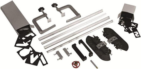 Milescraft 1212 Signpro Sign Making Kit for Routers- 2.5 In. & 1.5 In. Horizontal Letters (166 Templates), 1.5 In. & 2.5 In. Vertical Numbers (80