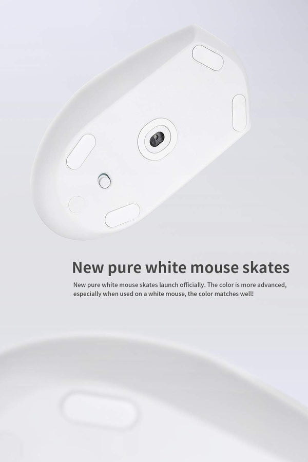 HOTLINEGAMES 2Sets 3.0 plus Rounded Curved Edges Mouse Feet Skates Compatible with G502 Hero, Proteus Spectrum RGB Gaming Mouse Feet Replacement