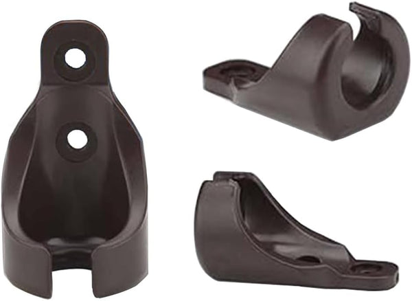 Sun Shade Parts Bungee Kit and End Cap,Weather Resistance,For Coolaroo Exterior Roller Shade,Outdoor Blinds,Roller Shades (Bungee Kit-2 Sets, Brown)
