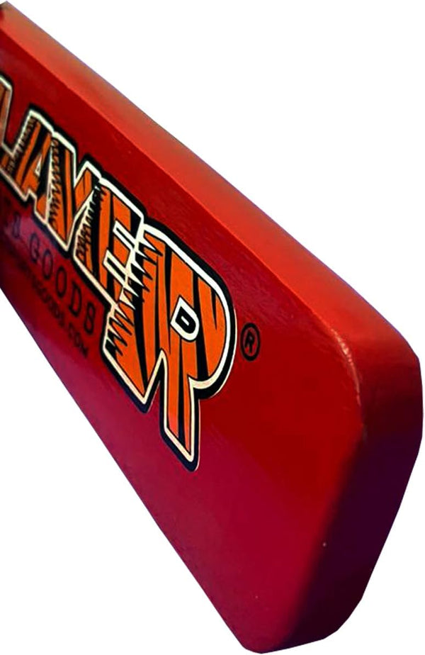PSG 27" Pro Maple Flat Half Paddle Training Baseball & Softball Bat in 27"/ 15 Oz/Flat Barrel:2.75"" for Kids,Youth & Adult Players in Red & Black