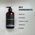 Unscented Beard Shampoo, Sulfate-Free, 12 Fl Oz, Glacier National Park Inspired