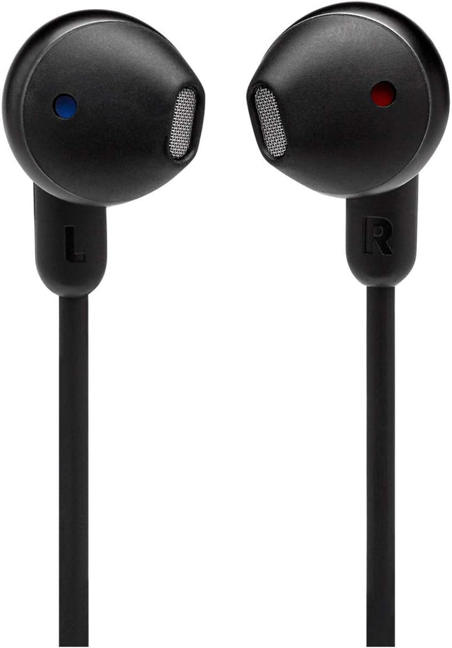 JBL Tune 215 - Bluetooth Wireless In-Ear Headphones with 3-Button Mic/Remote and Flat Cable - Black, Small