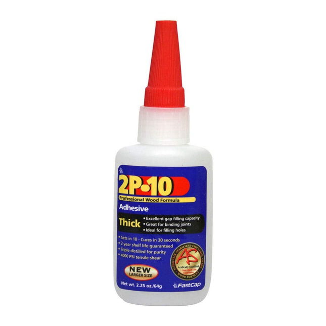 Fastcap 2P-10 Professional Thick Wood Adhesive Glue - Ideal for Wood Works - All Purpose Application - 4000 PSI Tensile 