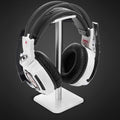 Headphone Stand Gaming Headset Holder Universal Aluminum Metal Headphone Holder Hanger with Aluminum Supporting Bar Flexible Headrest ABS Solid