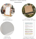 Habit Tracker Calendar - Made in USA, Designed by Local Artist, Motivational 30 day monthly challenge - Tool and gift for Productivity,