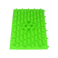 Foot Massage Acupressure Mat High Elasticity TPE Foot Massage Plate for Blood Circulation and Relief Portable for Office Workers and Seniors Green