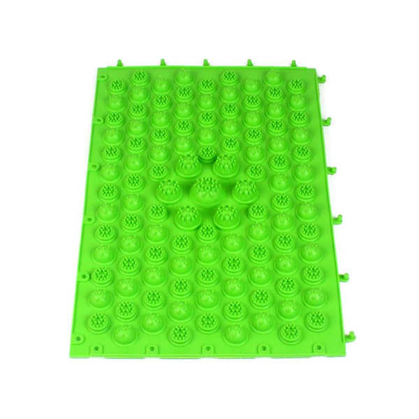 Foot Massage Acupressure Mat High Elasticity TPE Foot Massage Plate for Blood Circulation and Relief Portable for Office Workers and Seniors Green