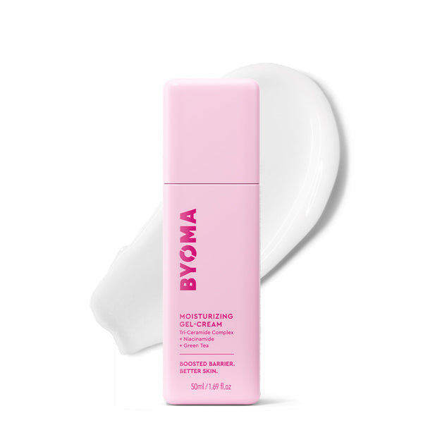 BYOMA Moisturizing Gel Cream - Barrier Repair Cream/Gel Face Lotion with Niacinamide and Green Tea - Ceramide Face Moisturizer for Dry Skin -