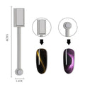 WOKOTO 9Pcs Cat Eye Magnet for Nails Uv Gel Nail Magnets for Gel Polish Magnet Pens Sticks Gradient Designs Tools Nail Art Magnets Pens for Women
