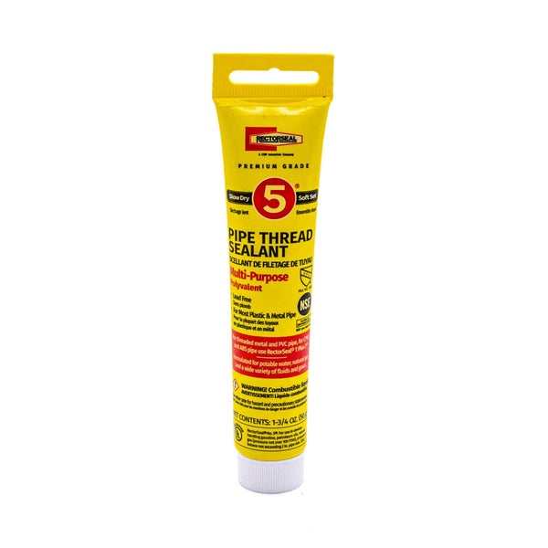 Rectorseal 25790 1-3/4-Ounce Tube No.5 Pipe Thread Sealant