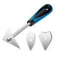 Dekeones 8-Inch Paint Shave Hook, Stainless Steel Paint Shaver with Replacement Blades (Triangle + Combination + Heart), Painting Scrapers & Paint