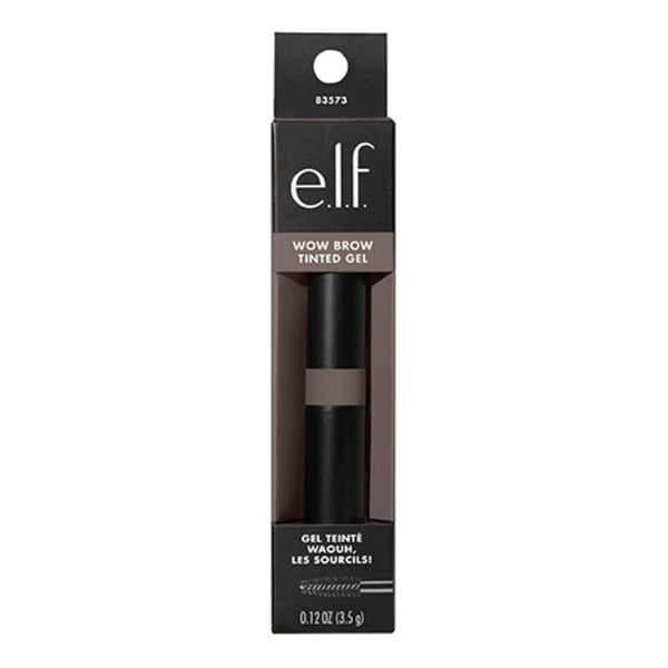 E.L.F., Wow Brow Gel, Volumizing, Buildable, Wax-Gel Hybrid, Creates Full, Voluminous-Looking Brows, Locks Brow Hairs in Place, Neutral Brown,