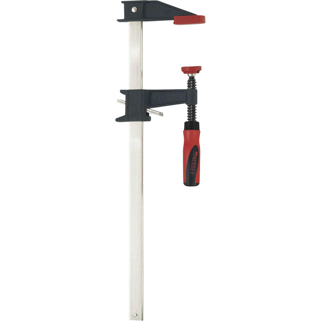 Bessey Clutch Style Bar Clamps - 3.5X12 Inch, 1000 Lb Capacity, 2K Handle - GSCC3.524+2K - Ideal for Woodworking, Carpen