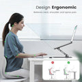 Adjustable Laptop Stand for Desk, Aluminum Portable Laptop Stand, Lightweight 500g, Foldable Ergonomic Computer Notebook stand Holder for 11-16"