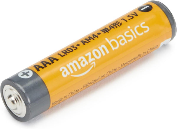 Amazon Basics AAA Alkaline High-Performance Batteries, 1.5 Volt, 10-Year Shelf Life, 36 Count (Pack of 1)