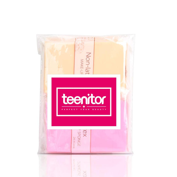 Teenitor 48 Pieces Makeup Sponges For Foundation, Latex Free Small Wedge Shaped Sponge Applicator For Liquid Cream Foundation Festival Makeup