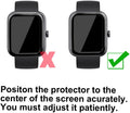 3D Smart Watch Screen Protectors Compatible with Jeejtek OYV TGW101 1.83â, and Faweio IDW26 1.83â, 3 Piece, Full Coverage