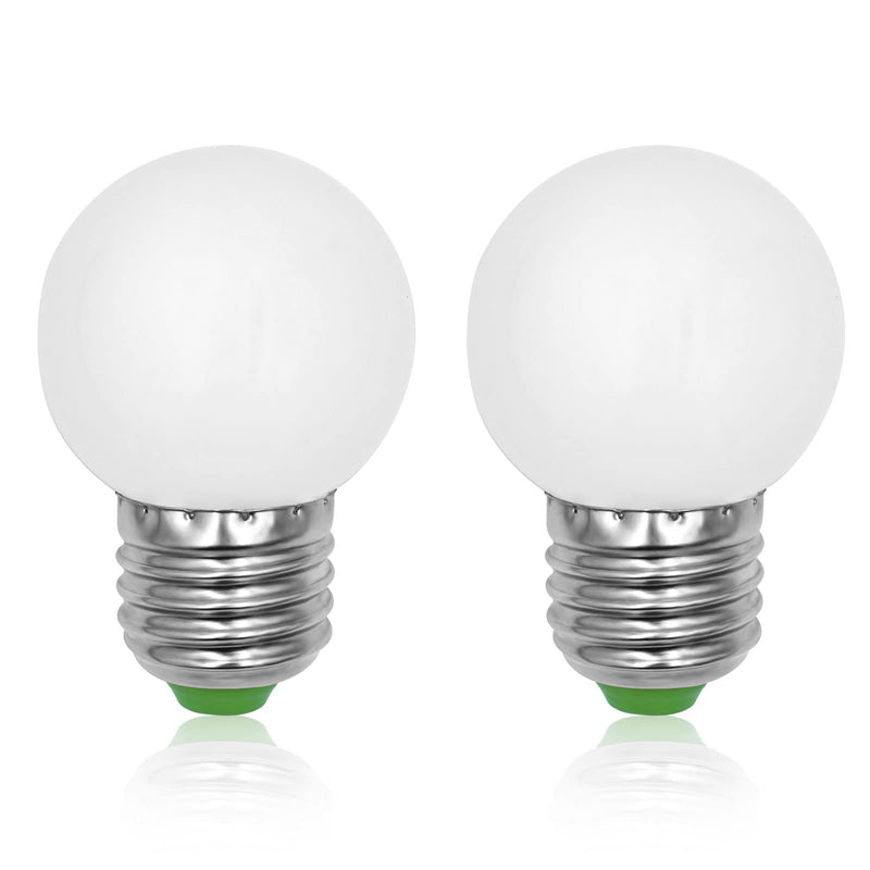 LED Light 30W Equivalent G14 G45 Edison Bulb 120V 3W Cool White 6000K 260 Lumens Bulbs E26 Medium Screw Base Lightbulb for Bathroom, Vanity