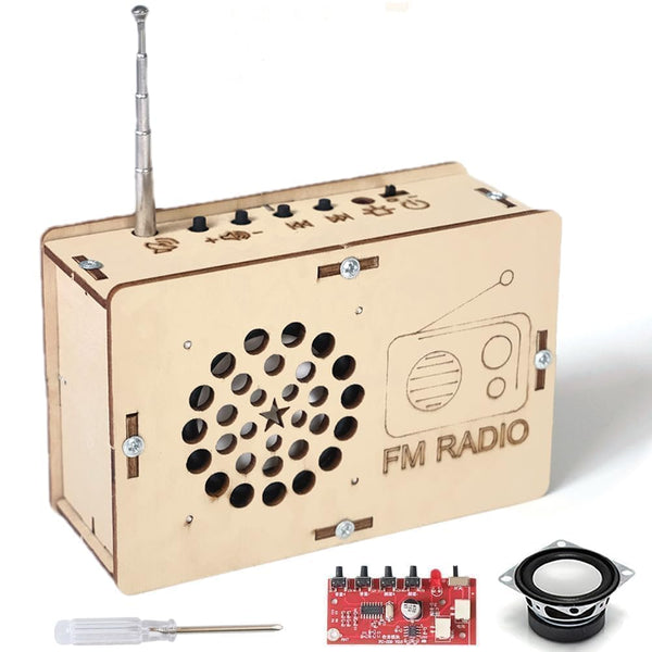 STEM Science Kits for Kids Boys Toys Age 5-7 8-12 8-13 Birthday Gifts for 6 7 8 9 10 11 12 13 14 Year Old Boys Girls Teen DIY FM Radio Building