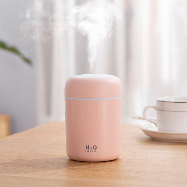 Colorful Cool Mini Humidifier, Essential Oil Diffuser, Aroma Essential USB Personal Desktop Humidifier for Car, Office Room, Bedroom Etc,2