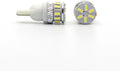 Alla Lighting T10 Wedge 194 168 2825 W5W LED Bulbs, 6000K White License, Reverse, Trunk, Marker, Parking, Door, Map, Dome Lights Lamps, 360Â° Light