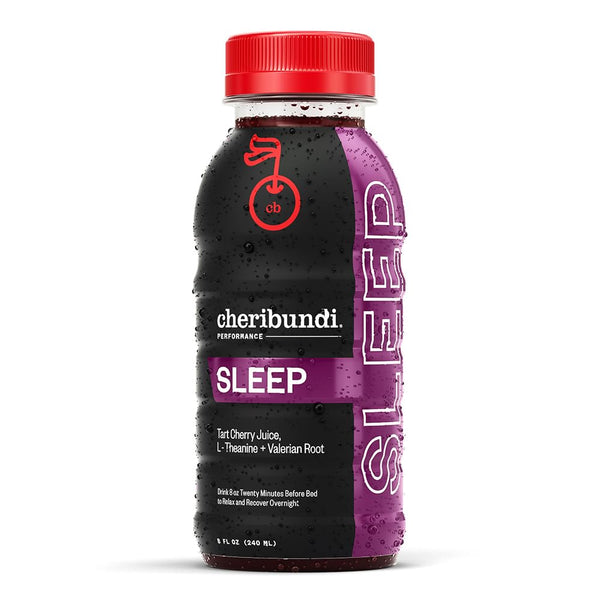 Cheribundi Tart Cherry Juice Sleep | Tart Cherry Juice with L-Theanine & Valerian Root | Athletes Recovery Drink | Promotes Restorative Sleep,