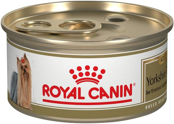 Royal Canin Yorkshire Terrier Adult Breed Specific Wet Dog Food, 3 Oz Can (4-Pack)