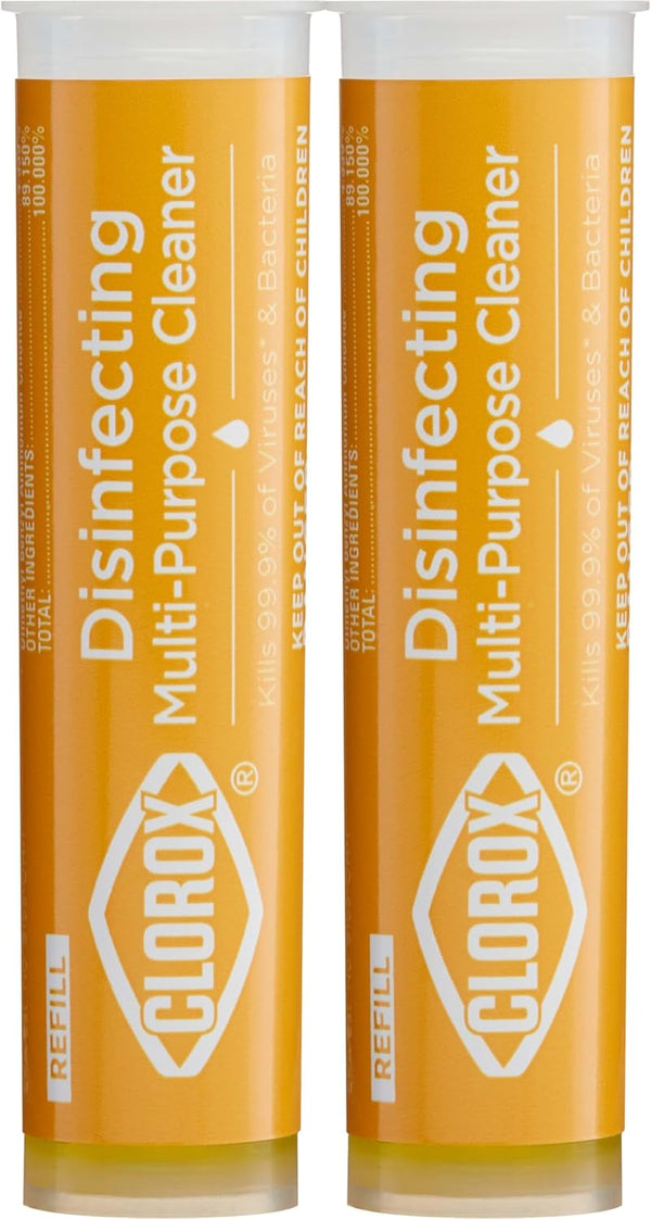 Clorox Disinfecting Multi-Purpose, Household Essentials, Cleaning Refills for Clorox Multi-Purpose Cleaning System, 2 Count