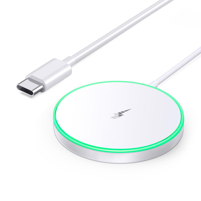 Magnetic Wireless Charger 15W Mag Safe Charger-Fast Charging Pad Compatible with Iphone16/15/14/13/12 Series & Airpods 2