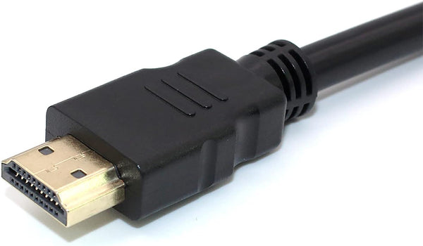 BATU HDMI Splitter Adapter Cable - Splitter 1 in 2 Out Male to Dual HDMI Female 1 to 2 Way for HD, LED, LCD, TV, Support Two the Same Tvs at the