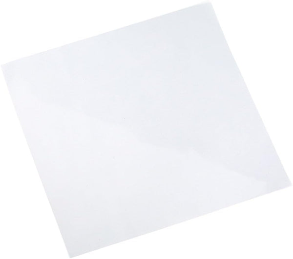 Restaurantware 9.75 Inch Plastic Food Wraps 100 Pre-Cut Plastic Food Sheets - High Clarity Heat Sealable Clear Plastic Food Wrapping Plastic