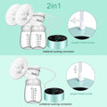 Electric Breast Pump, Breast Pump Electric Breastfeeding Pump 3 Modes 10 Levels Dual Rechargeable Nursing Double Breast Milk Pump Massage with