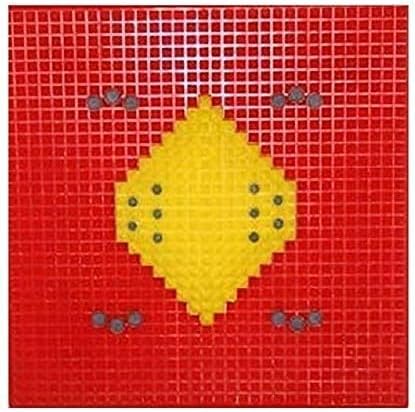 Acupressure MAT Power MAT Plate Foot Massager Board Pyramid Super MAT Magnetic Multi Colour