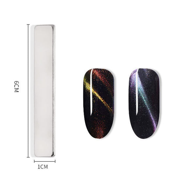 WOKOTO 9Pcs Cat Eye Magnet for Nails Uv Gel Nail Magnets for Gel Polish Magnet Pens Sticks Gradient Designs Tools Nail Art Magnets Pens for Women