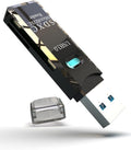 USB3.0 Micro SD Card Reader, 5Gbps 2-In-1 SD Card Reader to USB Adapter, Wansurs Memory Card Reader for SDXC, SDHC, MMC, RS-MMC, Micro SDXC, Micro